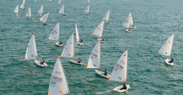 “Team Abu Dhabi Leads the Largest Emirati Delegation at Mussanah Sailing Week, Targeting Gold and Top Honors”